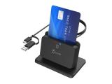 j5create JUR261-N USB Smart card/CAC reader картов четец със стойка ID / Smart снимка №2