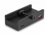 DeLock External USB 5 Gbps 3 Port Hub 2 x USB Type-A, 1 x USB Type-C and 2 Slot Card Reader with Locking Screw, 64285 снимка №2 DeLock External USB 5 Gbps 3 Port Hub 2 x USB Type-A, 1 x USB Type-C and 2 Slot Card Reader with Locking Screw, 64285 снимка №2