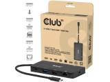 Флаш памет Club 3D CSV-2552 9‑in‑1 Dual HDMI USB‑C Hub PD 100W. Цена и спецификации.