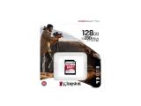 128GB Kingston Canvas React Plus V60 SD memory card for 4K professional UHS-II SDR2V6/128GB снимка №3 Kingston Canvas React Plus V60 SD memory card for 4K professional UHS-II SDR2V6/128GB 128GB снимка №3