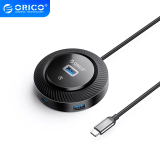 Orico Orico хъб USB3.0 HUB Type-C - 4 x USB3.0 - YK2-C3-03-BK YK2-C3-03-BK-BP NEW снимка №2 Orico Orico хъб USB3.0 HUB Type-C - 4 x USB3.0 - YK2-C3-03-BK YK2-C3-03-BK-BP NEW снимка №2