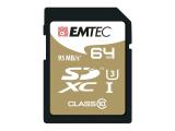 Флаш памет Emtec SDXC SpeedIN Pro 64GB UHS-I U3 V30, ECMSD64GXC10SP. Цена и спецификации.