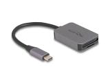 Флаш памет DeLock USB Type-C Card Reader in aluminum housing for SD or similar, 91009. Цена и спецификации.