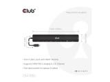 Club 3D USB-C 10in1 HUB >HDMI/3xUSB-C/3xUSB/LAN 8K30Hz PD140W retail, CSV-2550  снимка №5