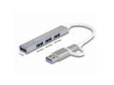 Delock DELOCK 4 Port Slim USB Hub mit USB Type-C USB 2.0 Typ-A Bu NEW  снимка №2