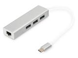 Нови модели и предложения за флашка Digitus DIGITUS USB-C-Hub 3-Port + 1 x Gigabit Ethernet weiss NEW