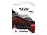 Kingston KC3000 PCIe 4.0 NVMe M.2 SSD SKC3000D/2048G твърд диск SSD снимка №3 Kingston KC3000 PCIe 4.0 NVMe M.2 SSD SKC3000D/2048G твърд диск SSD снимка №3