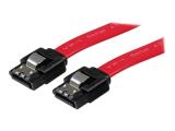 Твърд диск  StarTech Latching SATA to SATA cable - red - 30 cm  SATA кабел