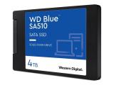 Твърд диск 4TB (4000GB) Western Digital Blue SA510 WDS400T3B0A SATA 3 (6Gb/s) SSD