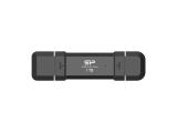 Твърд диск 1TB (1000GB) Silicon Power DS72 Dual USB-C/USB 3.2 Gen 2, Portable External SSD USB-A, USB-C външен