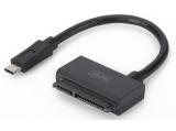 Digitus USB 3.1 Type-C to SATA 3 Adapter cable DA-70327 аксесоари кабел  SATA 3 (6Gb/s) Цена и описание.