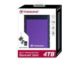Transcend StoreJet 25H3 Purple 2.5 TS4TSJ25H3P твърд диск външен снимка №3 Transcend StoreJet 25H3 Purple 2.5 TS4TSJ25H3P твърд диск външен снимка №3