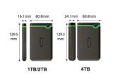 Transcend StoreJet 25M3 Green - Gray твърд диск външен снимка №3 Transcend StoreJet 25M3 Green - Gray твърд диск външен снимка №3