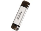 Transcend ESD310 Portable SSD Silver TS256GESD310C твърд диск външен снимка №2 Transcend ESD310 Portable SSD Silver TS256GESD310C твърд диск външен снимка №2