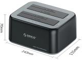 ORICO докинг станция HDD/SSD Dock 2 BAY 2.5/3.5 USB-C/USB-A 6829C3-V1 аксесоари докинг станция снимка №2 ORICO докинг станция HDD/SSD Dock 2 BAY 2.5/3.5 USB-C/USB-A 6829C3-V1 аксесоари докинг станция снимка №2
