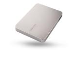 Твърд диск 2TB (2000GB) Toshiba Canvio Flex warm silver USB-A, USB-C външен