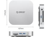 ORICO SSD Docking station M.2 NVMe - USB4(40Gbps) x 1, USB3.2(10Gbps) x 3, M.2 SSD x 2, SD/TF 4.0 аксесоари докинг станция снимка №2 ORICO SSD Docking station M.2 NVMe - USB4(40Gbps) x 1, USB3.2(10Gbps) x 3, M.2 SSD x 2, SD/TF 4.0 аксесоари докинг станция снимка №2