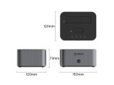 ORICO 2-Bay Hard Drive Docking Station for M.2 NVMe SSD & 2.5-inch SSD/HDD & 3.5-inch HDD аксесоари докинг станция снимка №2 ORICO 2-Bay Hard Drive Docking Station for M.2 NVMe SSD & 2.5-inch SSD/HDD & 3.5-inch HDD аксесоари докинг станция снимка №2