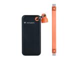 Verbatim Pocket SSD black/orange твърд диск външен снимка №2