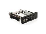 Най-търсен HDD преходник/адаптер за монтаж  Delock Interchangeable frame 1x 3.5 SATA HDD in 5.25 shaft sw, 47191