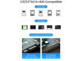 Orico Dock - 2 BAY Offline Clone 2.5/3.5 USB-C/USB-A аксесоари докинг станция снимка №4
