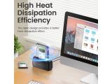Orico докинг станция Storage - HDD/SSD Dock - 2.5/3.5 inch USB-C - DD18U3-EU-BK аксесоари докинг станция снимка №4