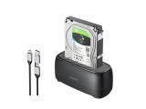 Orico докинг станция Storage - HDD/SSD Dock - 2.5/3.5 inch USB-C/A - DD18C3-EU-BK аксесоари докинг станция снимка №2