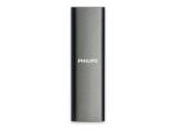 Твърд диск 2TB (2000GB) Philips Ultra Speed Portable SSD Grey USB-C външен