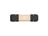 Твърд диск 2TB (2000GB) Silicon Power Portable SSD DS72 Gold SP002TBUC3S72VPG USB-A, USB-C външен