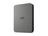 Твърд диск 4TB (4000GB) LaCie Mobile Drive Secure (grey, USB-C 3.2 (5 Gbit/s)), STLR4000400 USB-C външен