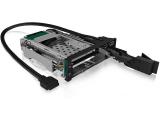 ICY BOX interchangeable frame, 1x 2.5+1x 3.5 SATA/SAS to 2xSATA ,for 5,25 slot аксесоари преходник/адаптер за монтаж снимка №3 ICY BOX interchangeable frame, 1x 2.5+1x 3.5 SATA/SAS to 2xSATA ,for 5,25 slot аксесоари преходник/адаптер за монтаж снимка №3