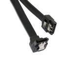 Описание и цена на кабел  OEM SATA 0.40m 6GBs 90° angle with clip