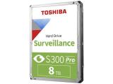 Нов продукт в секция HDD за настолни компютри 8TB (8000GB) Toshiba S300 PRO Surveillance 8TB Bulk, MD10ADA800V