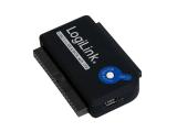 Твърд диск  LogiLink Adapter USB 2.0 to 2.5 + 3.5 IDE + SATA HDD OTB, AU0006C USB 3 преходник/адаптер за монтаж