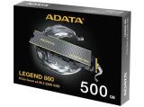 ADATA LEGEND 860 PCIe Gen4 x4 M.2 2280 SSD, SLEG-860-500GCS твърд диск SSD снимка №4
