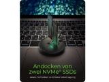 ICY BOX Docking and cloning station IcyBox 2x M.2 NVMe SSD аксесоари докинг станция снимка №3