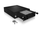 ICY BOX Interchangeable frame, 1xSATA/SAS 3,5/2.5 HDD to 1xSATA host in 5.25 built-in shaft, hot swap, with lock аксесоари преходник/адаптер за монтаж снимка №2 ICY BOX Interchangeable frame, 1xSATA/SAS 3,5/2.5 HDD to 1xSATA host in 5.25 built-in shaft, hot swap, with lock аксесоари преходник/адаптер за монтаж снимка №2