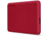 Toshiba Canvio Advance Red External, HDTCA10ER3AA твърд диск външен снимка №3
