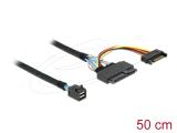 Твърд диск последно добавен: кабел Delock Cable SFF-8643 male > U.2 SFF-8639 female + SATA power connector 50 cm, 84819 Нов продукт в секция HDD кабел Delock Cable SFF-8643 male > U.2 SFF-8639 female + SATA power connector 50 cm, 84819