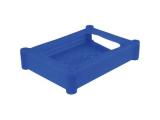 HDD диск Inter-Tech HDD Protective Case for 3.5 Silicone Blue n/a защитен калъф Твърд диск Inter-Tech HDD Protective Case for 3.5 Silicone Blue n/a защитен калъф