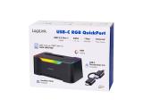 LogiLink Docking station, 1 port, USB-C 3.2 Gen 1, 2.5 and 3.5 SATA HDD/SSD, RGB lighting, black, QP0035 аксесоари докинг станция снимка №6 LogiLink Docking station, 1 port, USB-C 3.2 Gen 1, 2.5 and 3.5 SATA HDD/SSD, RGB lighting, black, QP0035 аксесоари докинг станция снимка №6