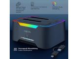 LogiLink Dual docking station, 2 ports, USB-C 3.2 Gen 1, 2.5 and 3.5, offline clone, black, QP0036 аксесоари докинг станция снимка №2 LogiLink Dual docking station, 2 ports, USB-C 3.2 Gen 1, 2.5 and 3.5, offline clone, black, QP0036 аксесоари докинг станция снимка №2