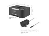 LogiLink Dual docking station, 2 ports, USB-C 3.2 Gen 1, 2.5 and 3.5, offline clone, black, QP0036 аксесоари докинг станция снимка №6 LogiLink Dual docking station, 2 ports, USB-C 3.2 Gen 1, 2.5 and 3.5, offline clone, black, QP0036 аксесоари докинг станция снимка №6