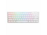 Описание и цена на клавиатура за компютър Ducky Mechanical Keyboard One 3 Pure White Mini 60% Hotswap Cherry MX Blue, RGB, PBT Keycaps 
