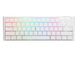 Описание и цена на клавиатура за компютър Ducky One 3 Pure White Mini 60 Cherry Mx Silent Red RGB 