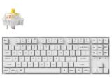 Описание и цена на клавиатура за компютър Keychron K8 Pro White QMK/VIA TKL K Pro (Hot Swappable) Banana Switch RGB Backlight 