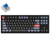 Описание и цена на клавиатура за компютър Keychron V3 QMK TKL Carbon Black, Keychron K Pro Blue Switch, RGB Backlight 