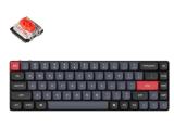 Цена за Keychron K7 Pro QMK/VIA 65% Hot-Swappable Low Profile Gateron Red Switch RGB - Bluetooth or USB