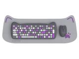 CANYON HSET-W6 Kitty Edition Wireless combo - Purple USB безжична  мултимедийна  комплект с мишка  снимка №2