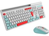 CANYON HSET-W5 Keyboard+Mouse AAA+AA Wireless White USB безжична  мултимедийна  комплект с мишка  снимка №3
